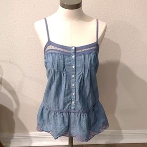 Lucky Brand Chambray Top